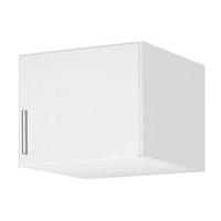 ÖVERSKÅP 47/39/54 cm   - vit/aluminiumfärg, Design, trämaterial/plast (47/39/54cm) - Carryhome