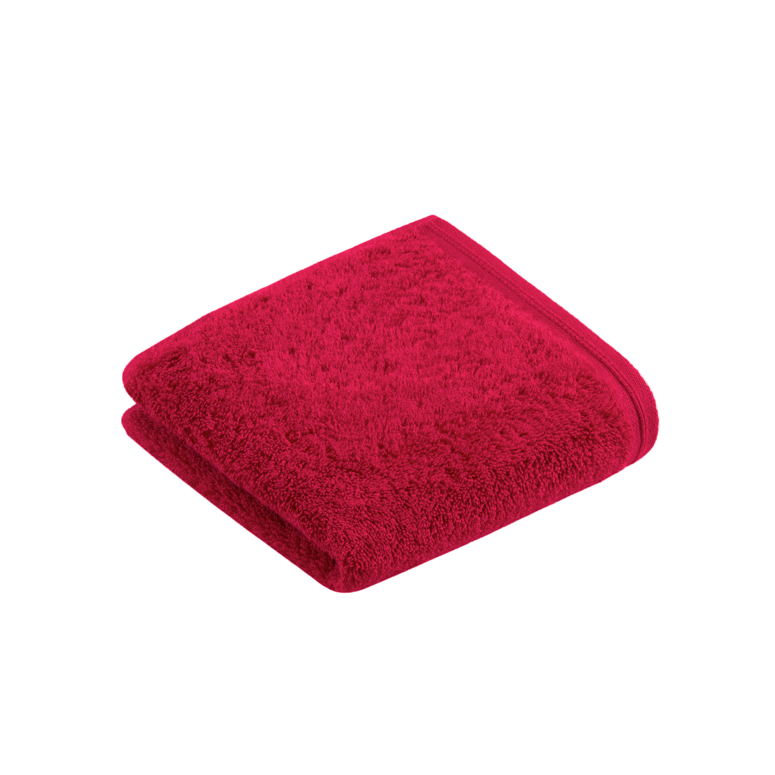 Vossen Gästetuch Vegan Life Rot 40x60 cm