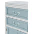 KOMMODE furniert Hellblau, Weiß - Weiß/Hellblau, LIFESTYLE, Holz/Metall (52/90/34cm)