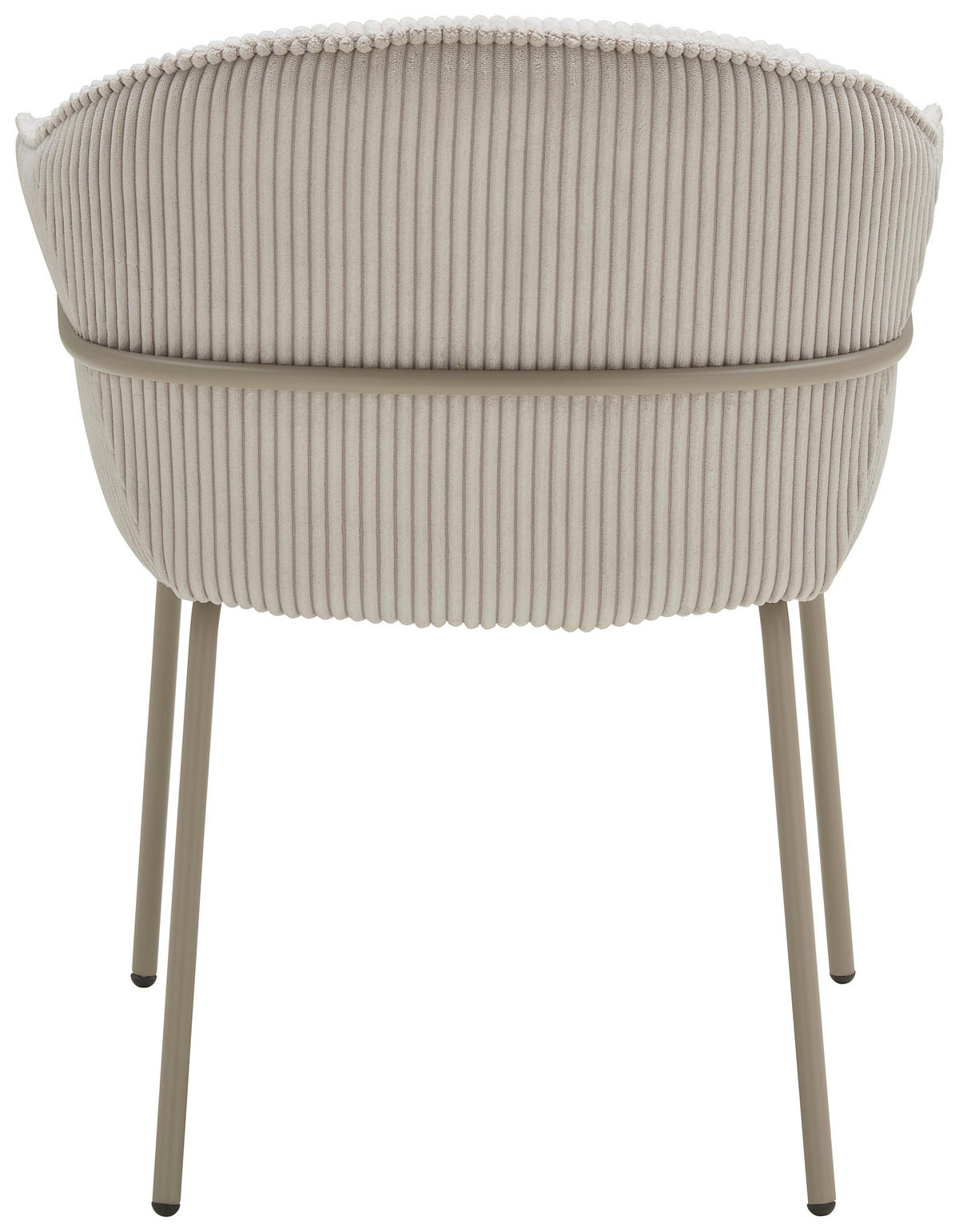 ARMLEHNSTUHL  in Eisen Cord  - Hellgrau, MODERN, Holz/Textil (66/82/66cm) - Livetastic