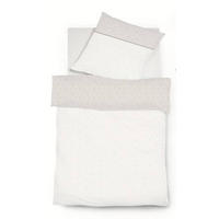 BETTWÄSCHESET Black Premium Damast Damast 160/210 cm  65 cm/100 cm  - Sandfarben, Basics, Textil (160/210cm) - Fleuresse