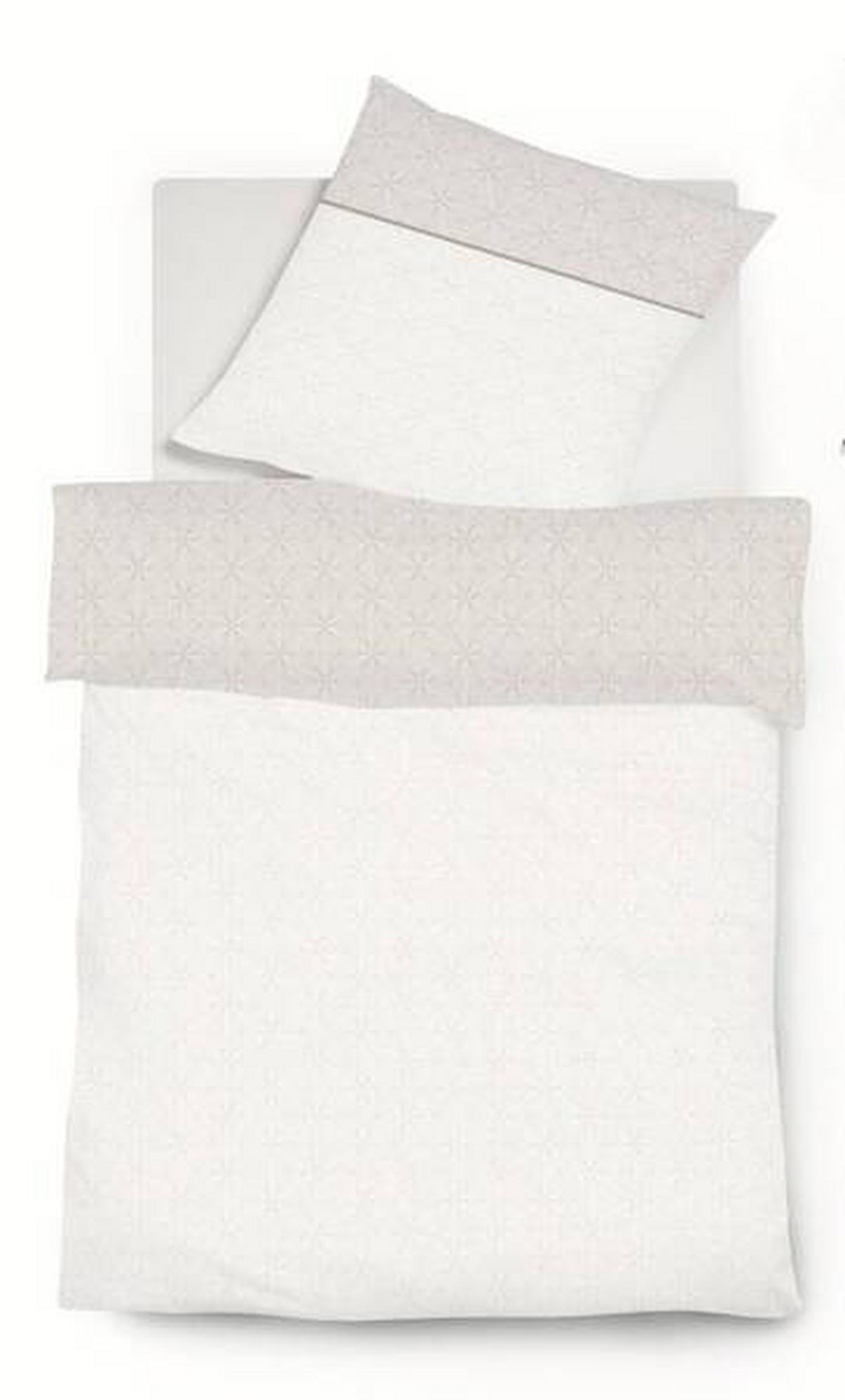 BETTWÄSCHESET Black Premium Damast Damast 160/210 cm  65 cm/100 cm  - Sandfarben, Basics, Textil (160/210cm) - Fleuresse