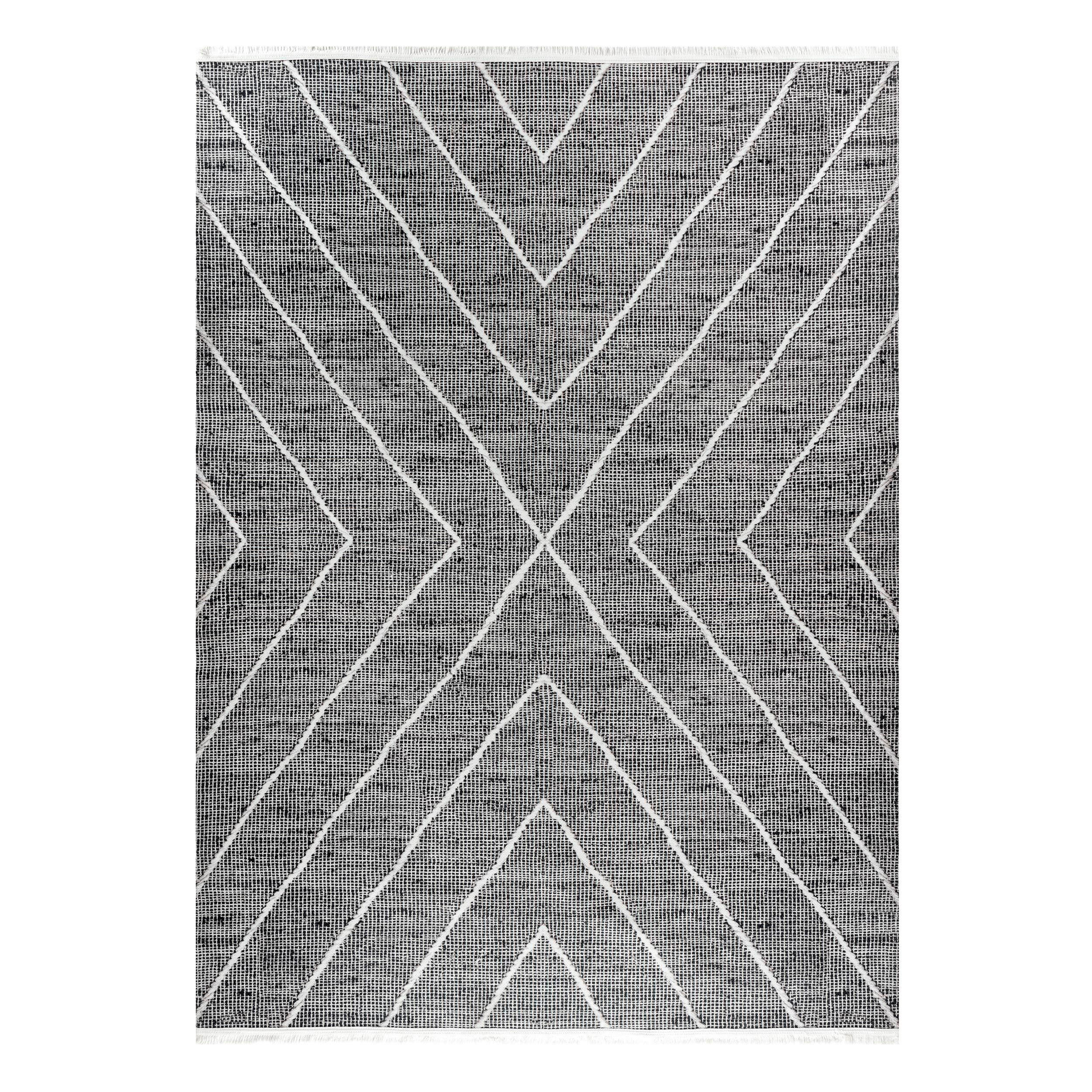 VÄVD MATTA 120/170 cm Efe  - grå, Natur, textil/naturmaterial (120/170cm)