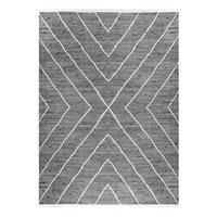 Webteppich Emilian 120/170 cm Efe Grau  - Grau, Natur, Naturmaterialien/Textil (120/170cm)