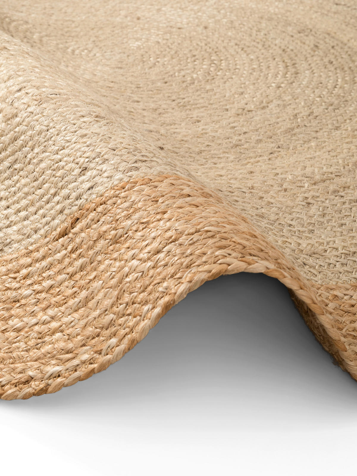 JUTETEPPICH 100 cm Jutta Creme, Goldfarben  - Goldfarben/Creme, Basics, Textil (100cm)