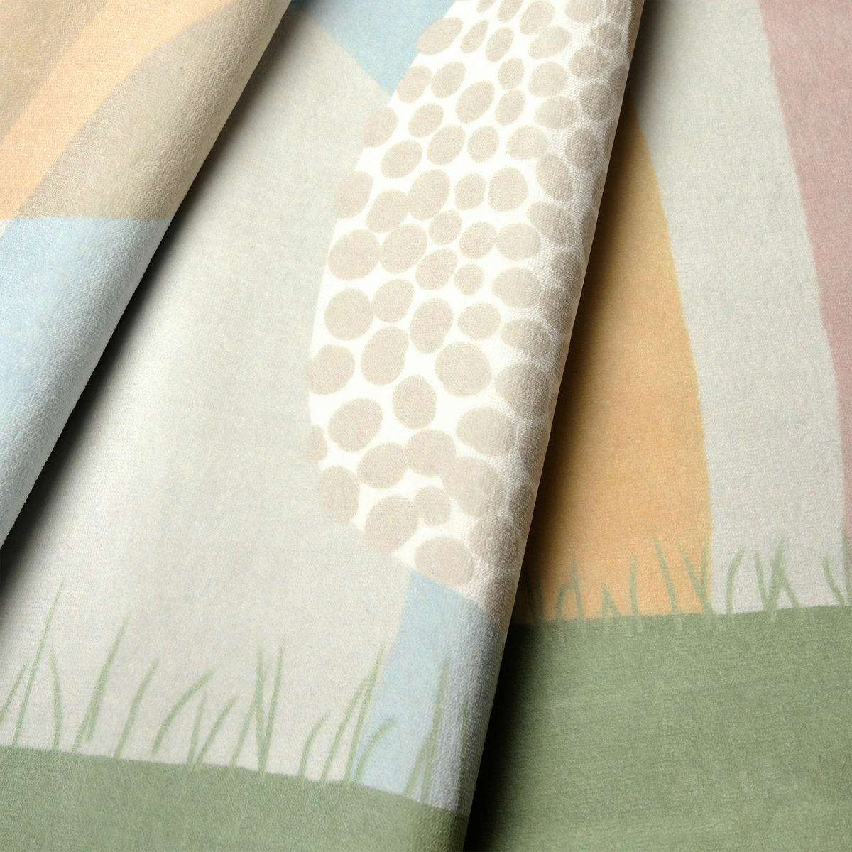KINDERTEPPICH 80/150 cm LIVING-KIDS  - Multicolor/Hellgrün, Design, Kunststoff/Textil (80/150cm) - Lindorug
