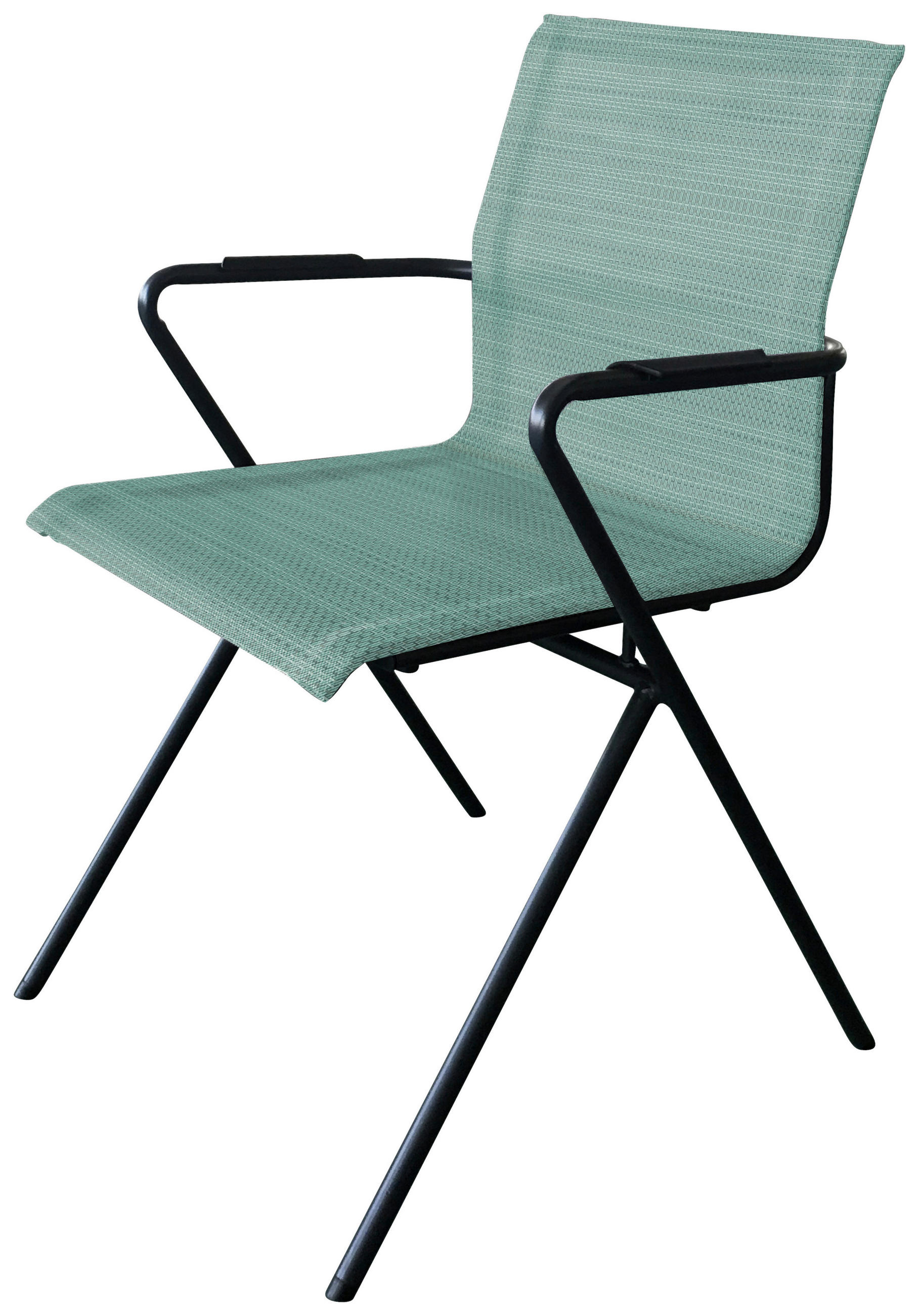 Gartenstuhl Stapelbar Alpha Stahl, Textil