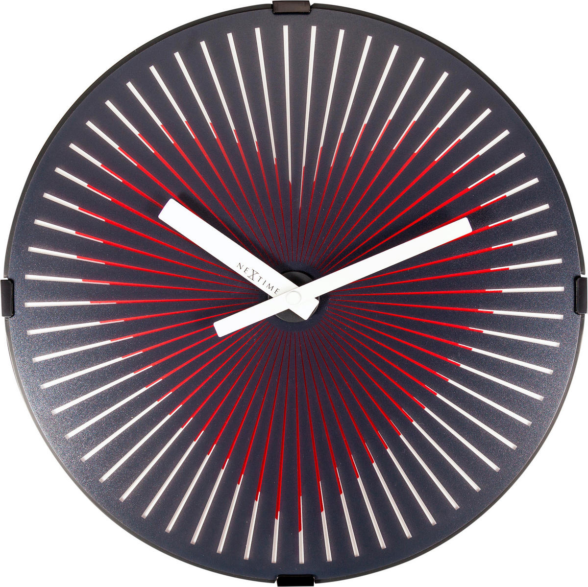 WANDUHR 30,5/30,5/5 cm   - Schwarz, Basics, Kunststoff (30,5/30,5/5cm)