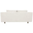 SCHLAFSOFA Lia in Webstoff Creme  - Creme/Schwarz, Design, Textil/Metall (197/84/92,5cm) - Hom`in