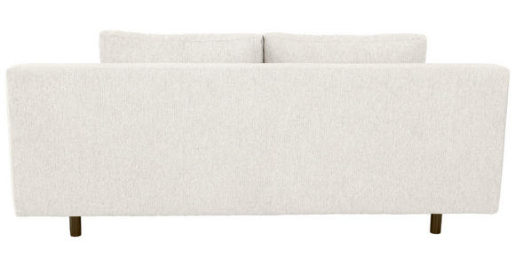 SCHLAFSOFA Lia in Webstoff Creme  - Creme/Schwarz, Design, Textil/Metall (197/84/92,5cm) - Hom`in