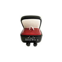 SPARDOSE  - Rot/Schwarz, Basics, Keramik (12,2/11,3/12,4cm)