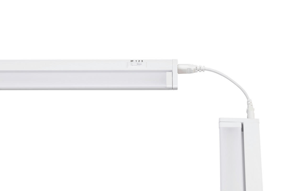 PULTMEGVILÁGÍTÓ LÁMPA LED izzó  - fehér, Basics, műanyag (54,5/6/2,5cm)