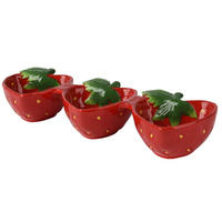 BOL PENTRU GUSTĂRI  - roșu, Basics, ceramică (9/27,5/4cm)