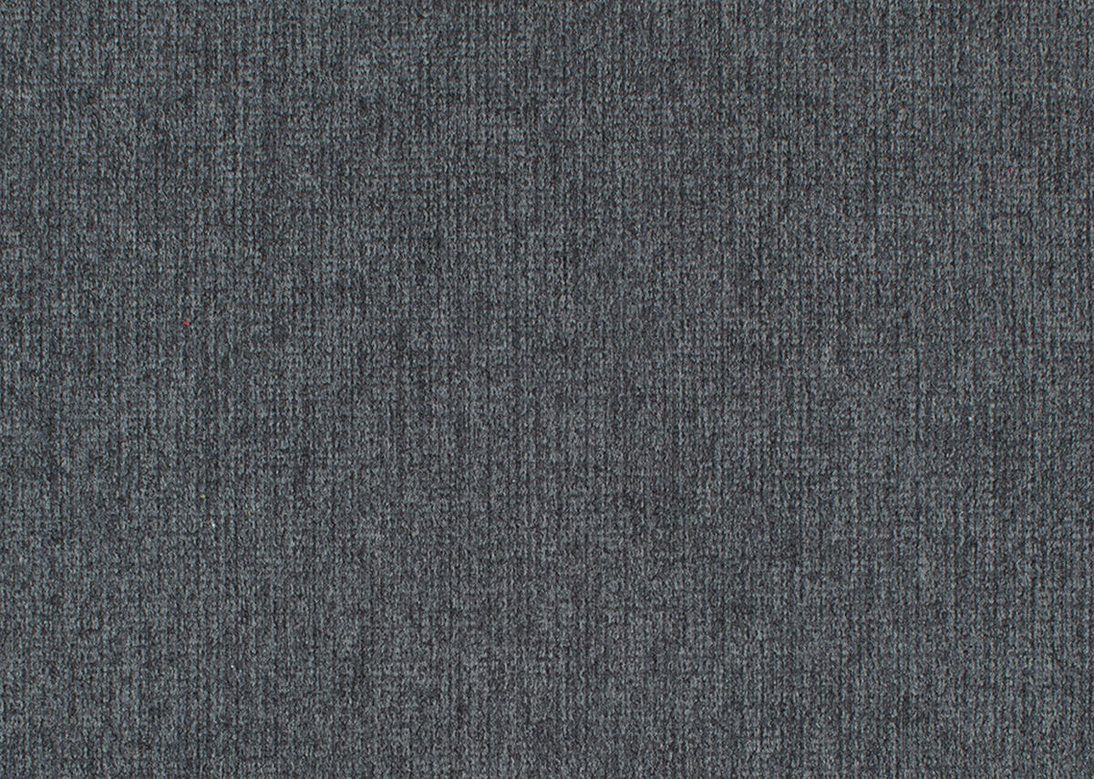ECKSOFA in Flachgewebe Graphitfarben  - Silberfarben/Graphitfarben, Design, Textil/Metall (174/306cm) - MID.YOU