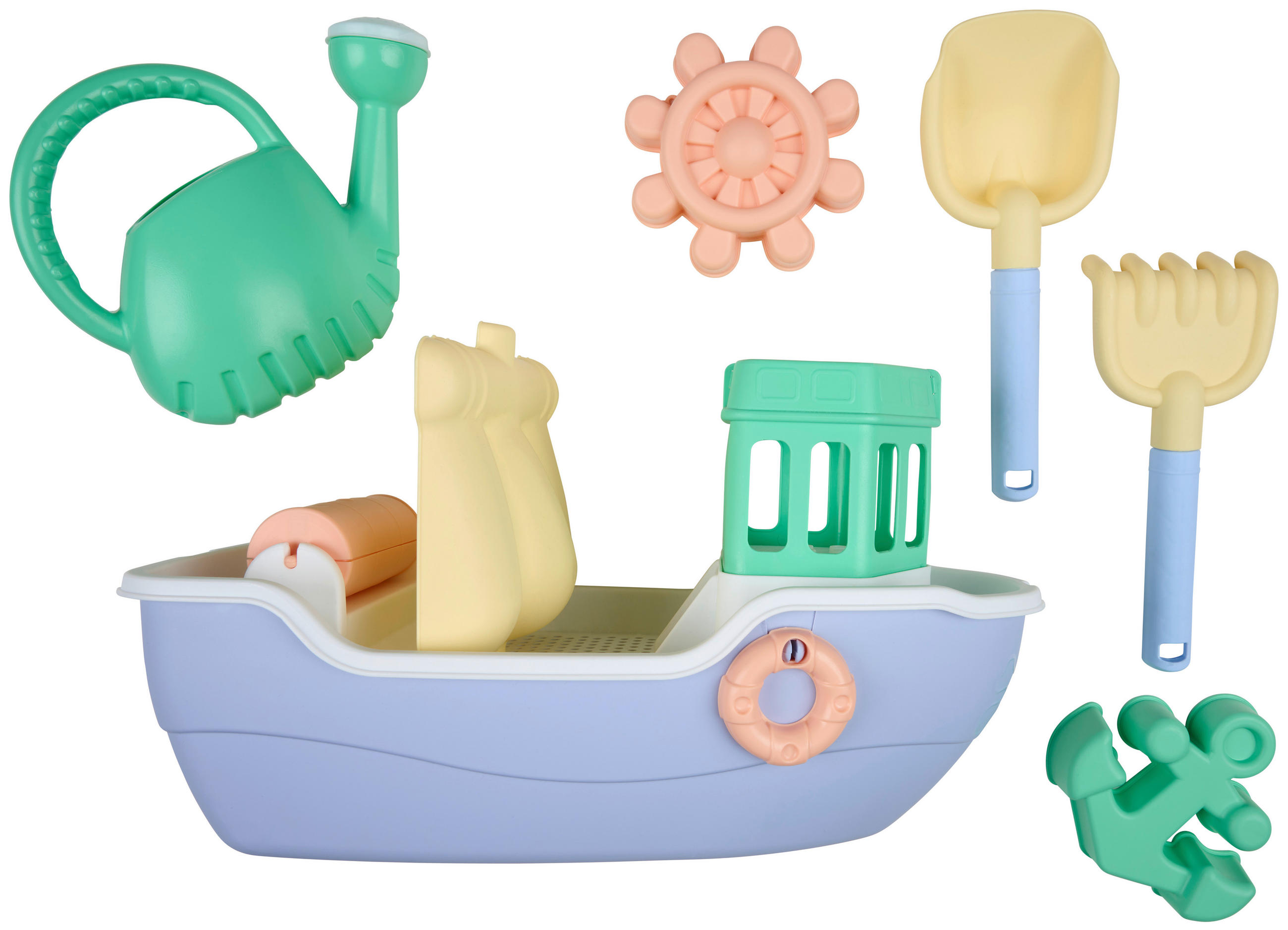 STRANDSPIELSET  - Multicolor, Basics, Kunststoff