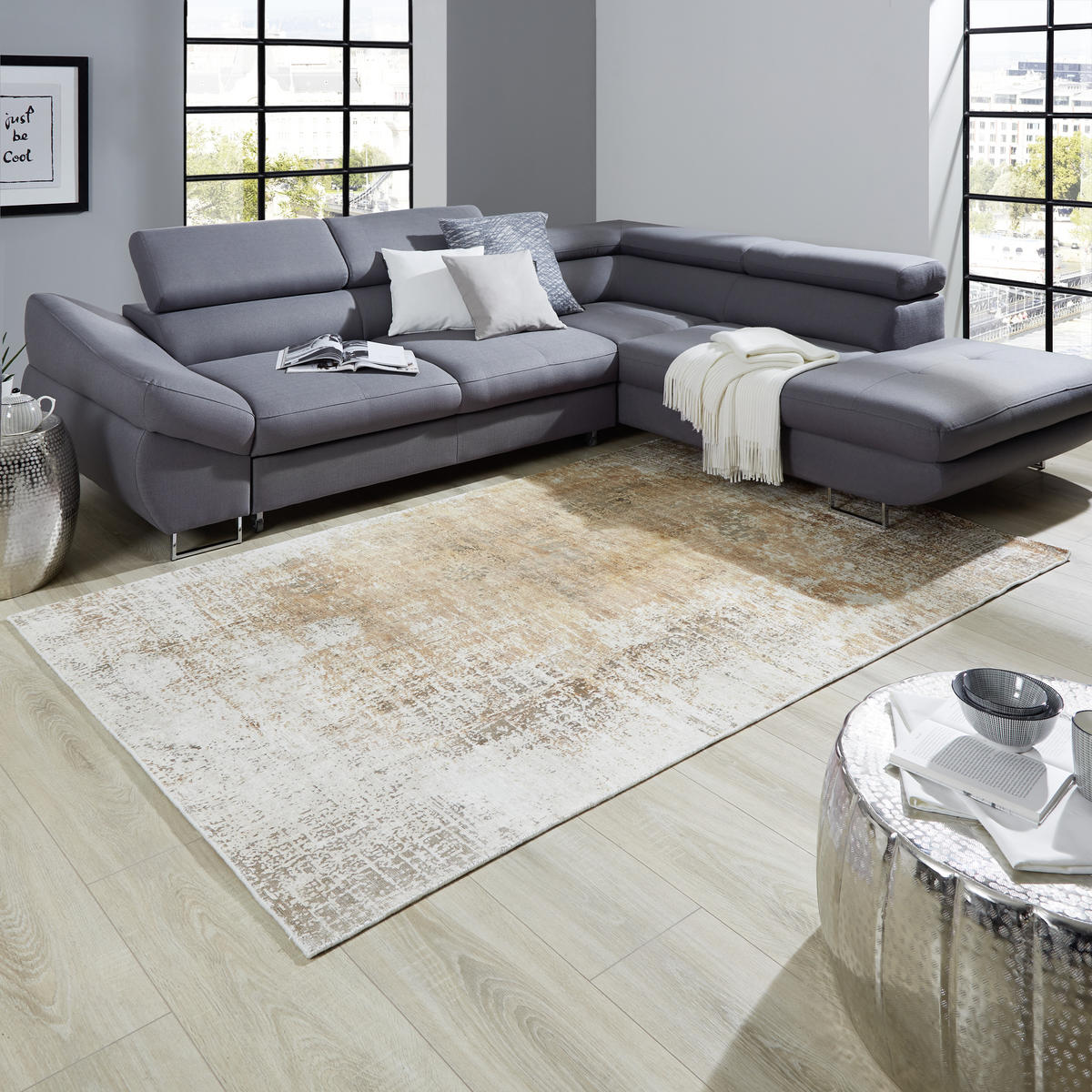 ORIENTALISK MATTA 80/150 cm Sky Dancer Braun  - brun, Trend, textil (80/150cm) - Cazaris