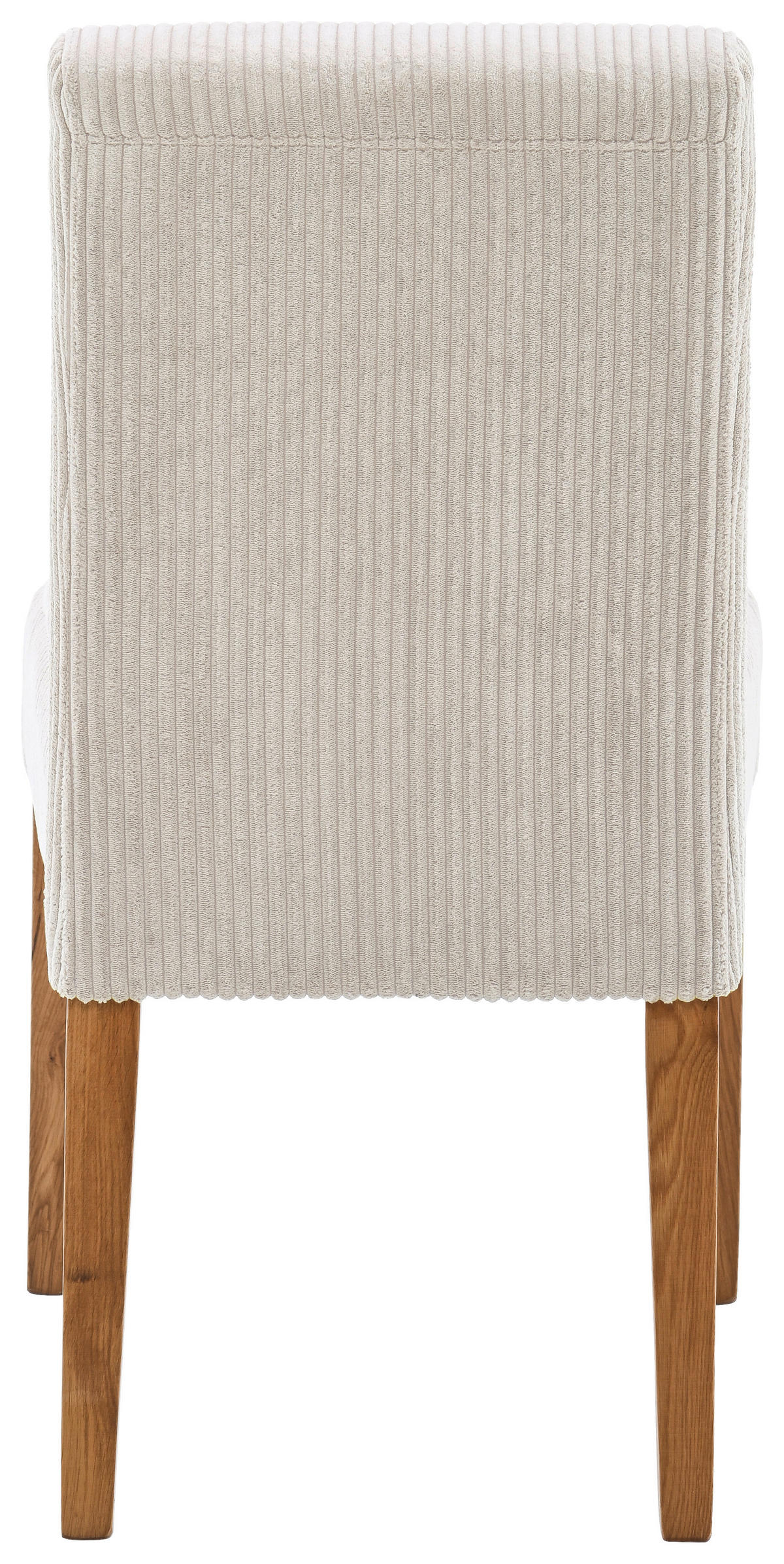 STUHL in Holz, Textil Eichefarben, Beige  - Eichefarben/Beige, KONVENTIONELL, Holz/Textil (48,5/91/66cm) - home24