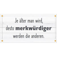 DEKOPANEEL Text  - Multicolor, Basics, Holz (20/40/0,3cm) - Euroart