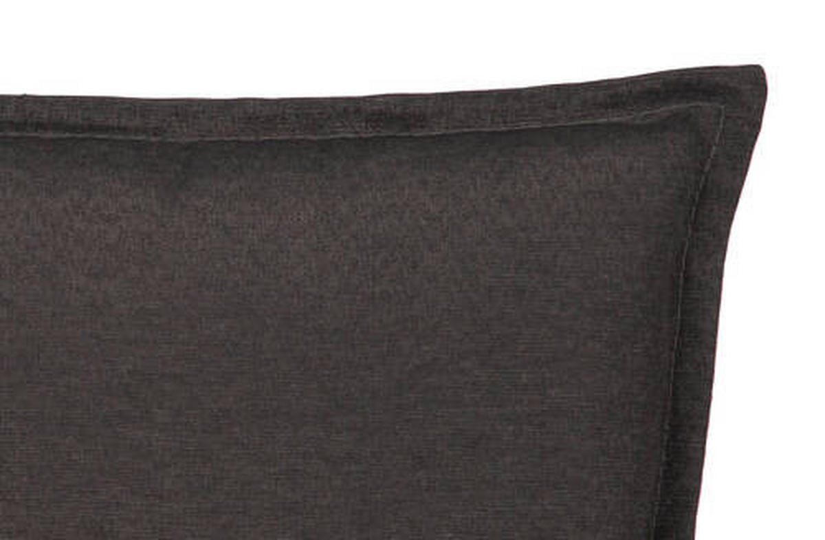 RELAXSESSELAUFLAGE Uni  - Dunkelgrau, Basics, Textil (170/46/8cm) - Gardenson