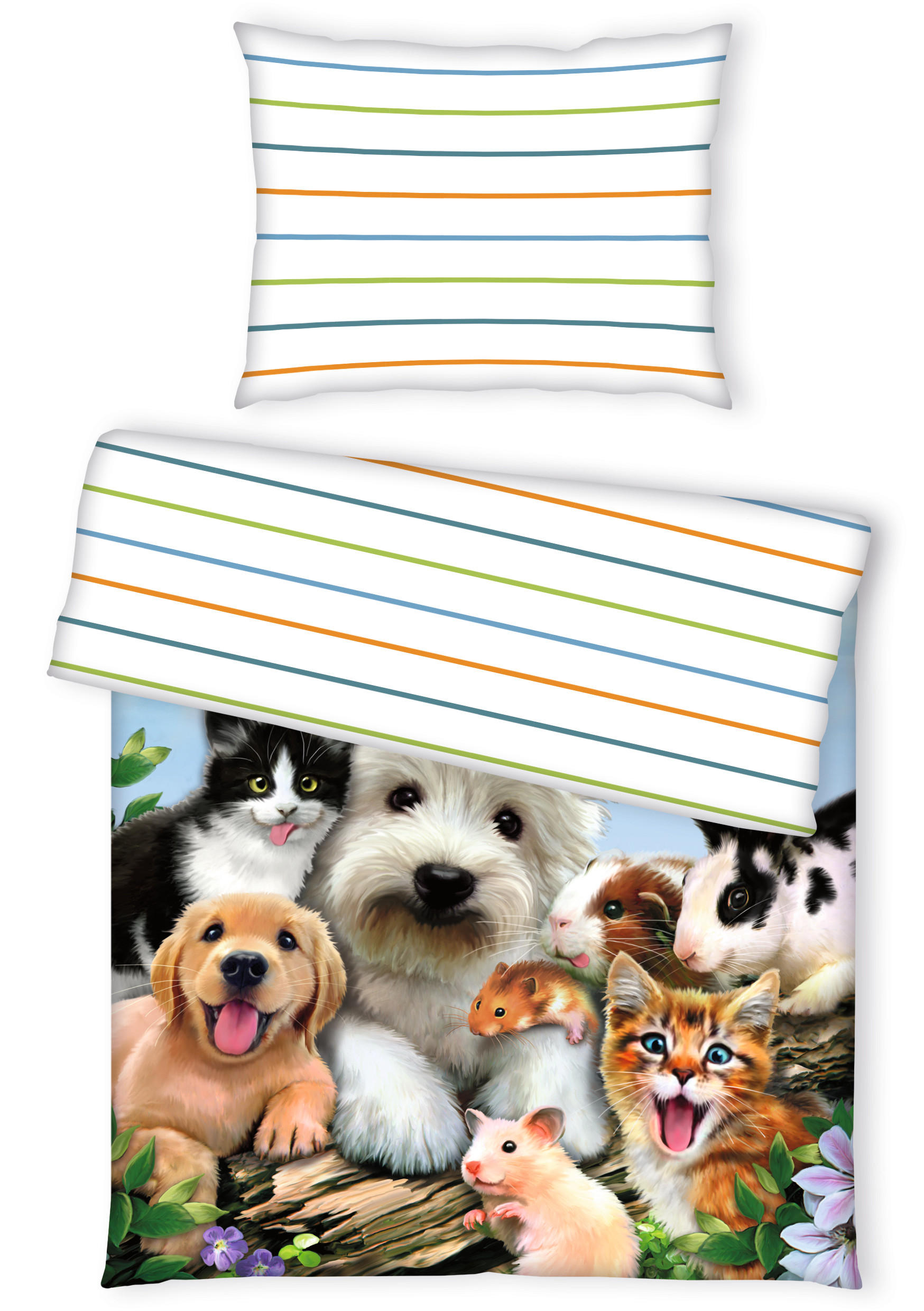 KINDERBETTWÄSCHE Renforcé 135/200 cm  - Multicolor, KONVENTIONELL, Textil (135/200cm)
