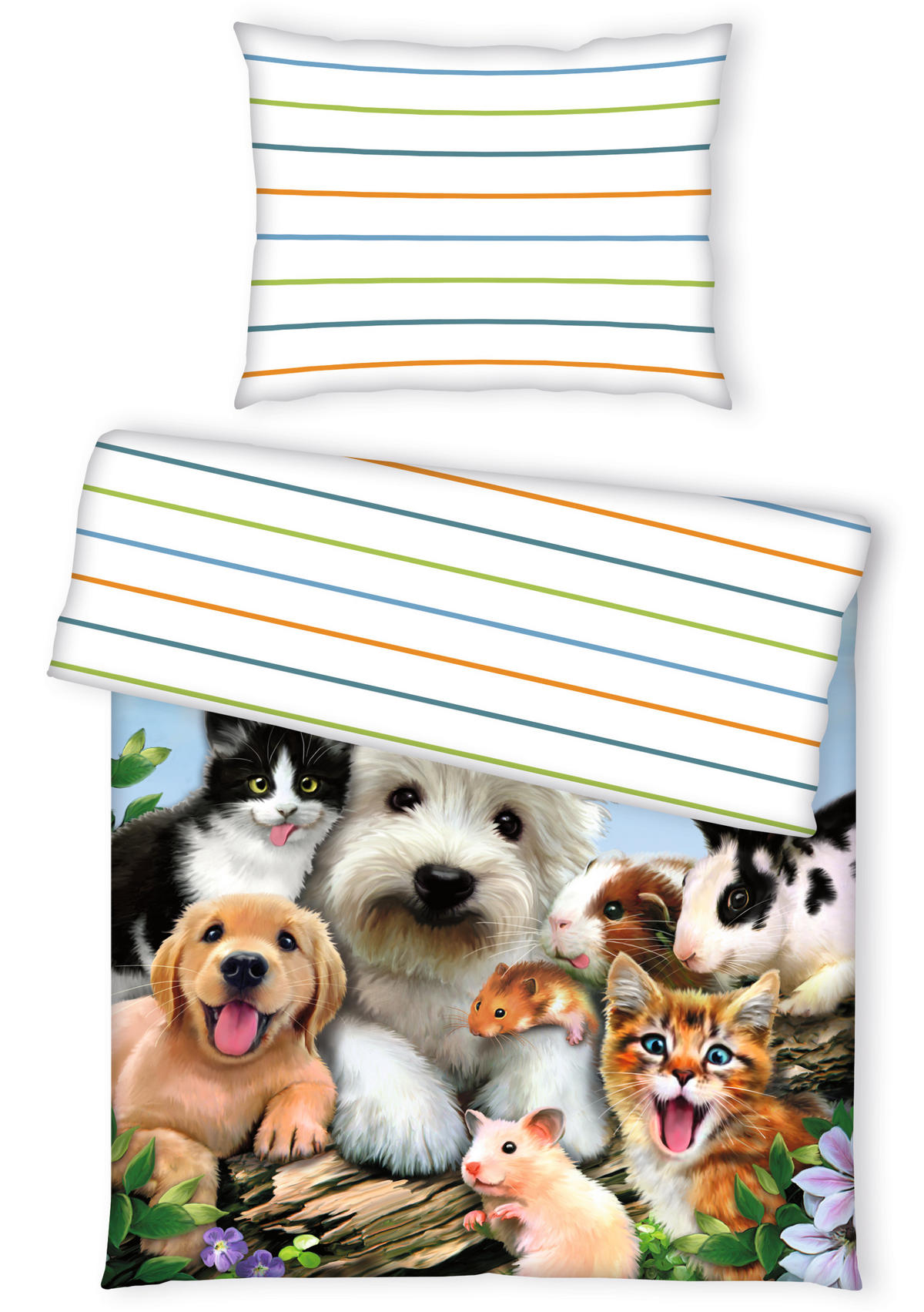 KINDERBETTWÄSCHE Renforcé 135/200 cm  - Multicolor, KONVENTIONELL, Textil (135/200cm)