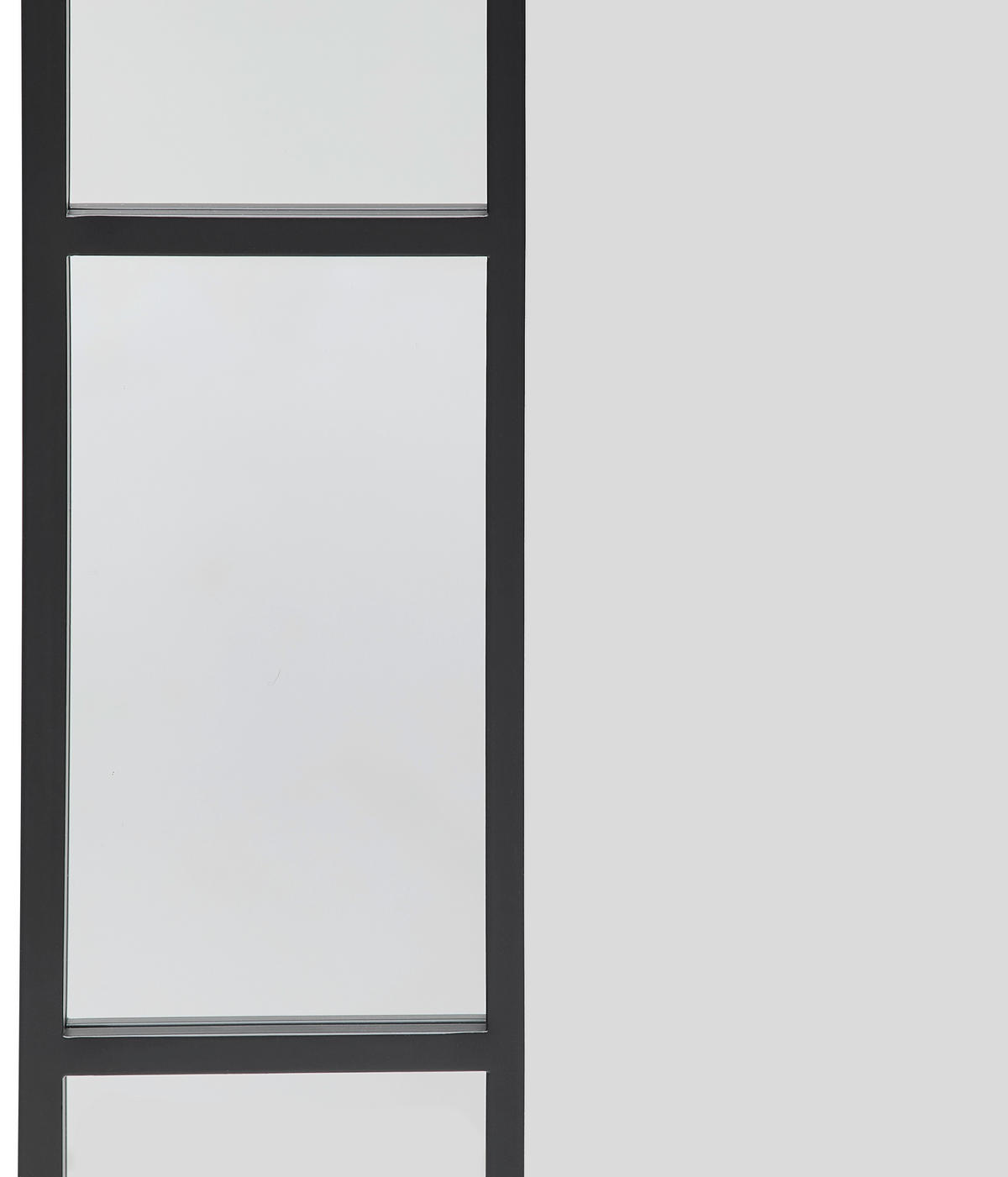 WANDSPIEGEL 61/161/2,5 cm    in Freiform  - Schwarz, LIFESTYLE, Glas/Holzwerkstoff (61/161/2,5cm) - Landscape
