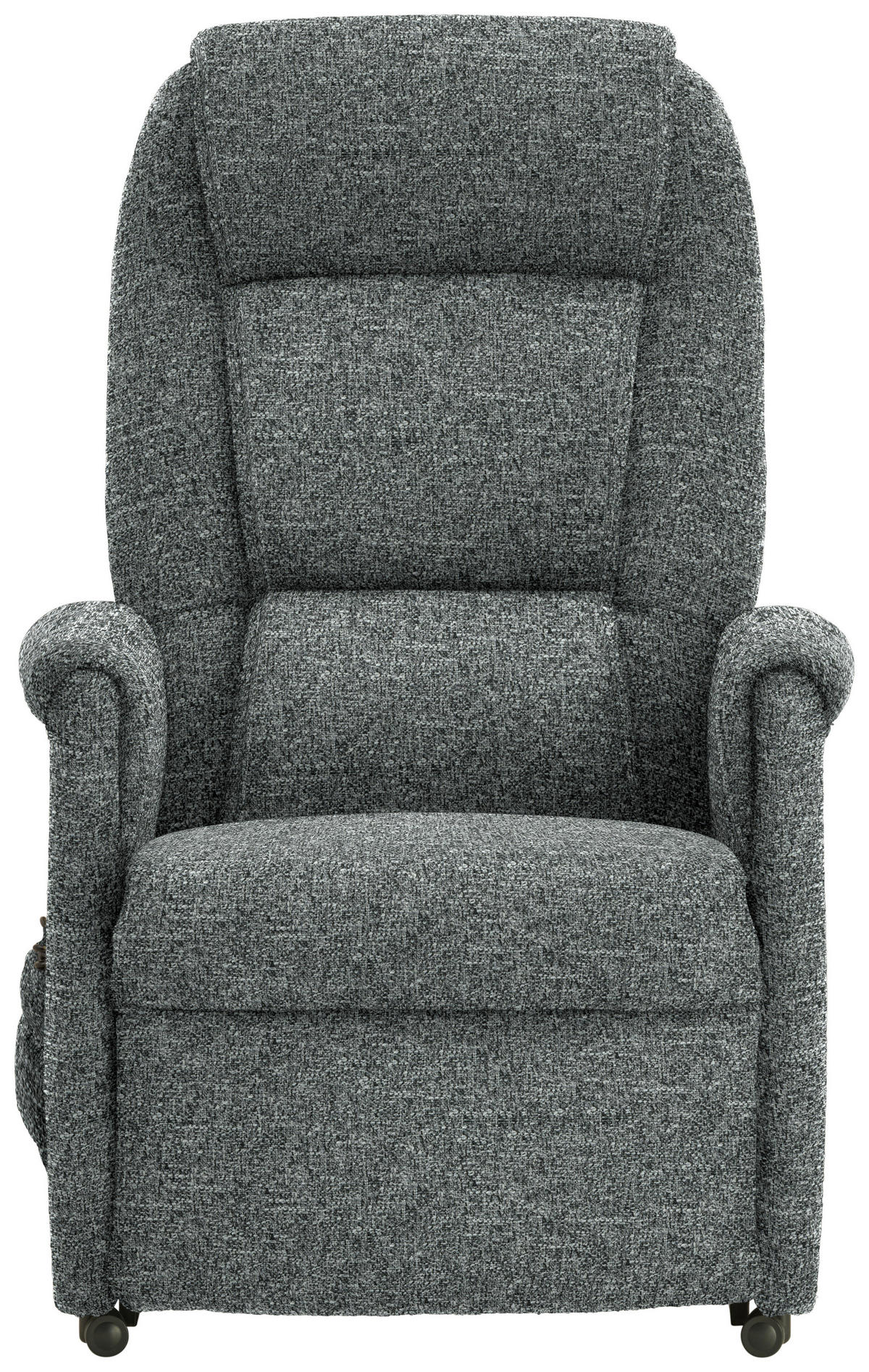 FERNSEHSESSEL in Flachgewebe Grau  - Schwarz/Grau, KONVENTIONELL, Kunststoff/Textil (69/105/82cm) - Himolla