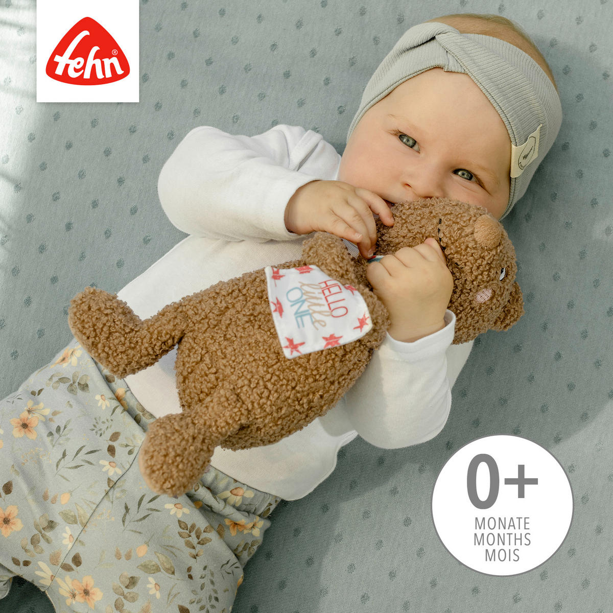 KUSCHELTIER FredErik  - Hellbraun, Basics, Textil (29/11/9,1cm) - Fehn