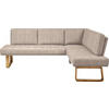 ECKBANK 240/174 cm  in Orange, Eichefarben  - Eichefarben/Orange, Design, Holz/Textil (240/174cm) - Dieter Knoll