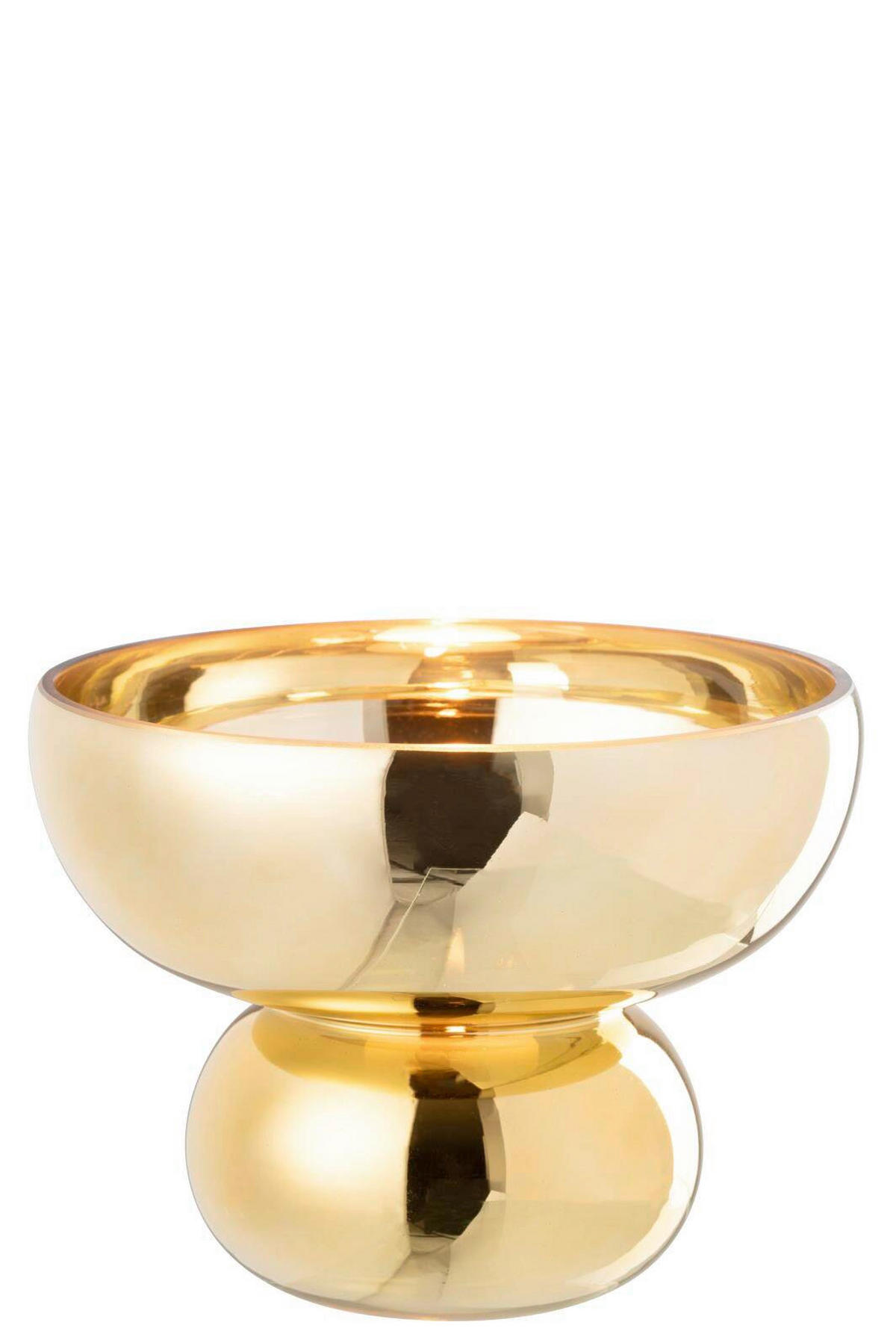 DEKOSCHALE - Goldfarben, Basics, Glas (23/23/17,5cm)