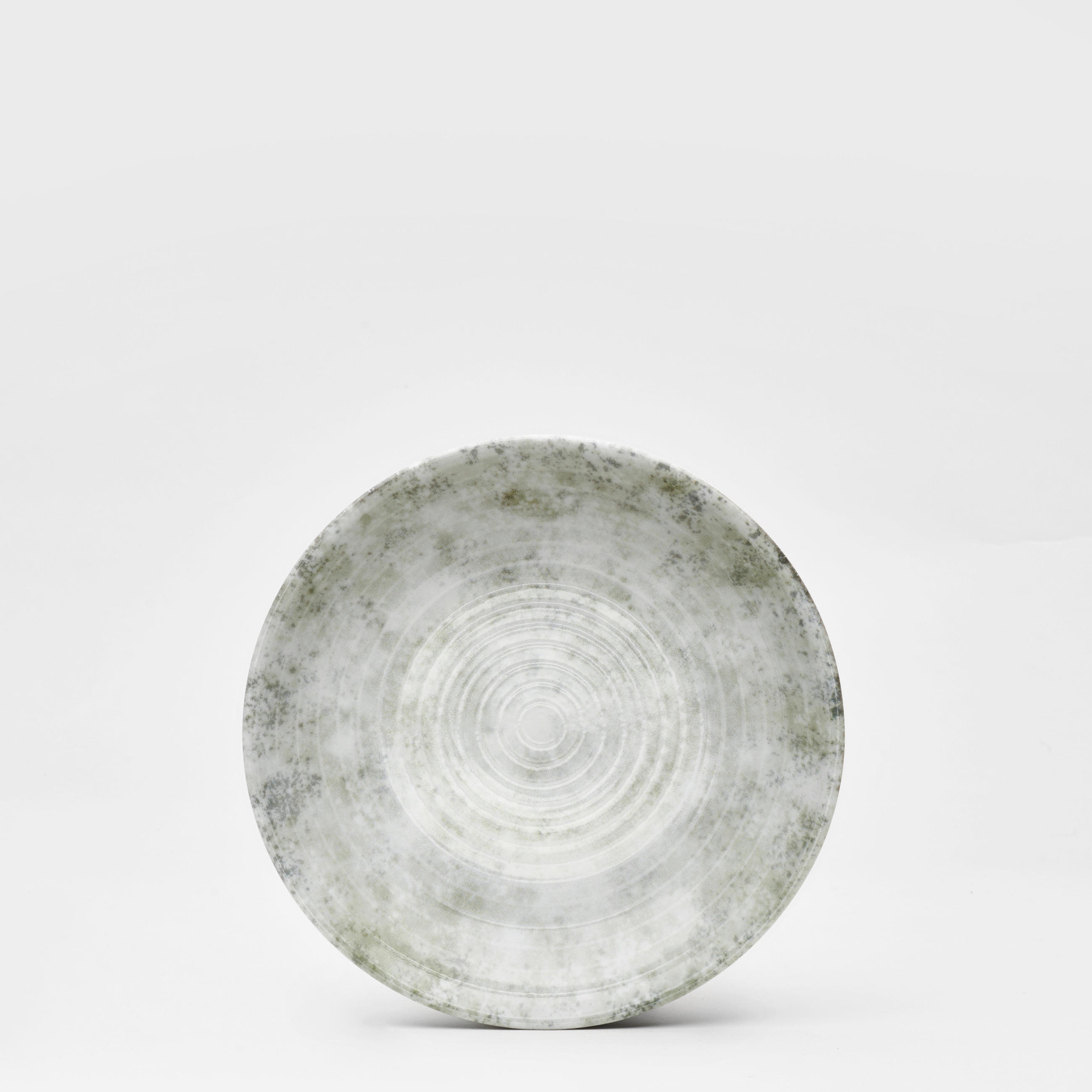 SUPPENTELLER Hellgrau, Weiß, Grün 6-teilig Porzellan Korfu  - Hellgrau/Weiß, Basics, Keramik (21,5cm) - Van Well