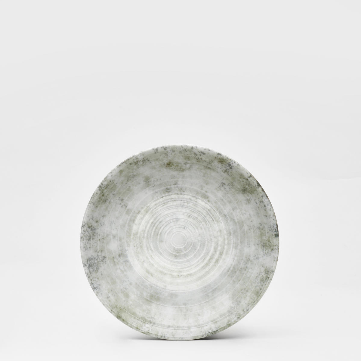 SUPPENTELLER Hellgrau, Weiß, Grün 6-teilig Porzellan Korfu  - Hellgrau/Weiß, Basics, Keramik (21,5cm) - Van Well