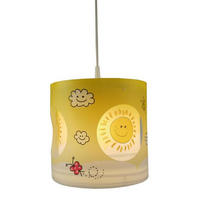 KINDERHÄNGELEUCHTE Sunny 25/27 cm   - Multicolor, LIFESTYLE, Kunststoff (25/27cm)