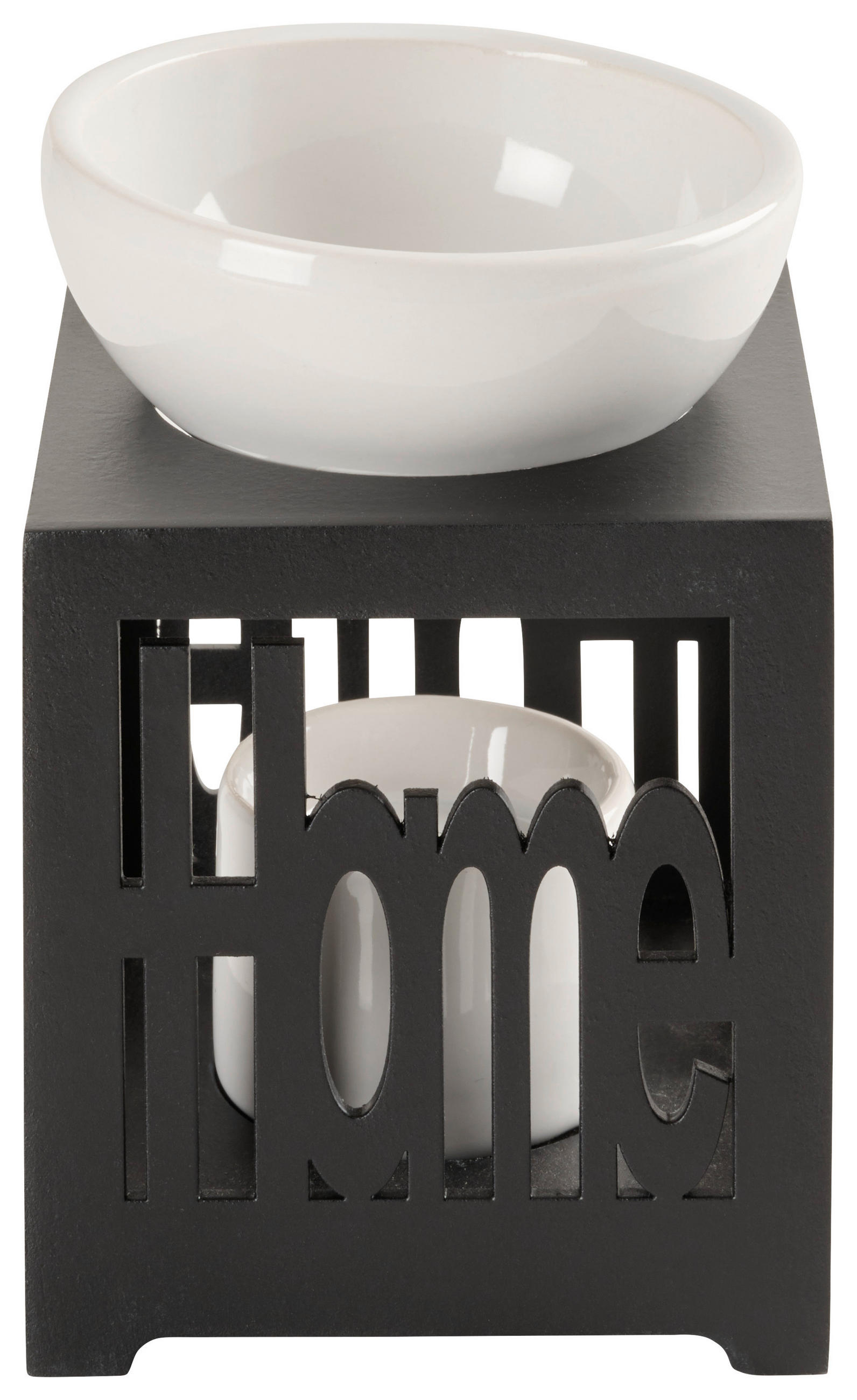 DUFTLAMPE  - Schwarz, Basics, Holz (10,2/9,5/13,5cm)