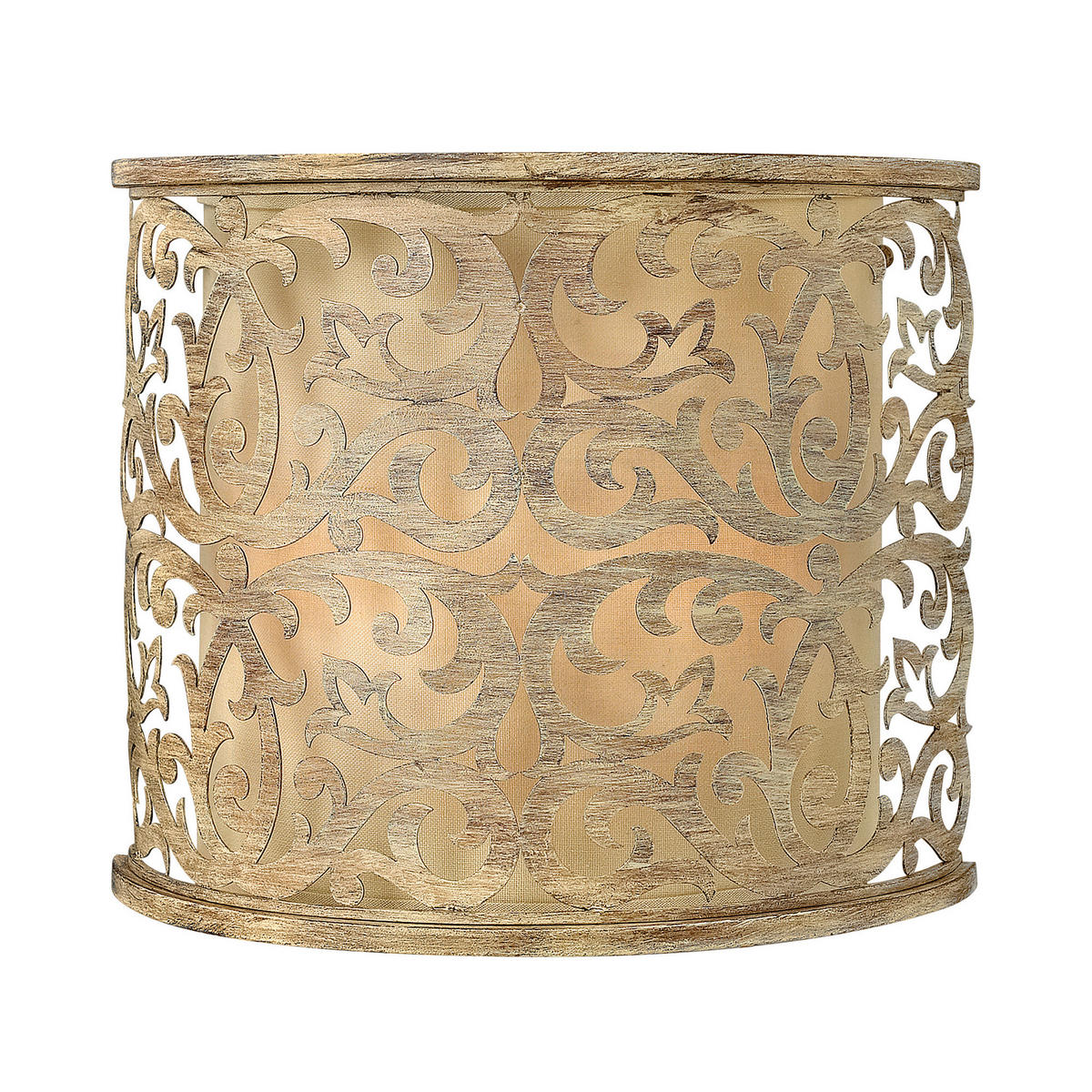 WANDLEUCHTE Carabel 32,4/15,9/27,3 cm  - Champagner, KONVENTIONELL, Metall (32,4/15,9/27,3cm) - Elstead Lighting