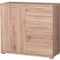 KOMMODE 96/88/40 cm - Eichefarben/Silberfarben, Design, Holzwerkstoff/Kunststoff (96/88/40cm) - Carryhome KOMMODE 96/88/40 cm - Eichefarben/Silberfarben, Design, Holzwerkstoff/Kunststoff (96/88/40cm) - Carryhome