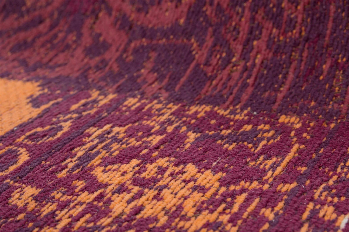 FLACHWEBETEPPICH  Wohnzimmer 80/150 cm Rot rechteckig  - Rot, Basics, Textil (80/150cm) - Kayoom