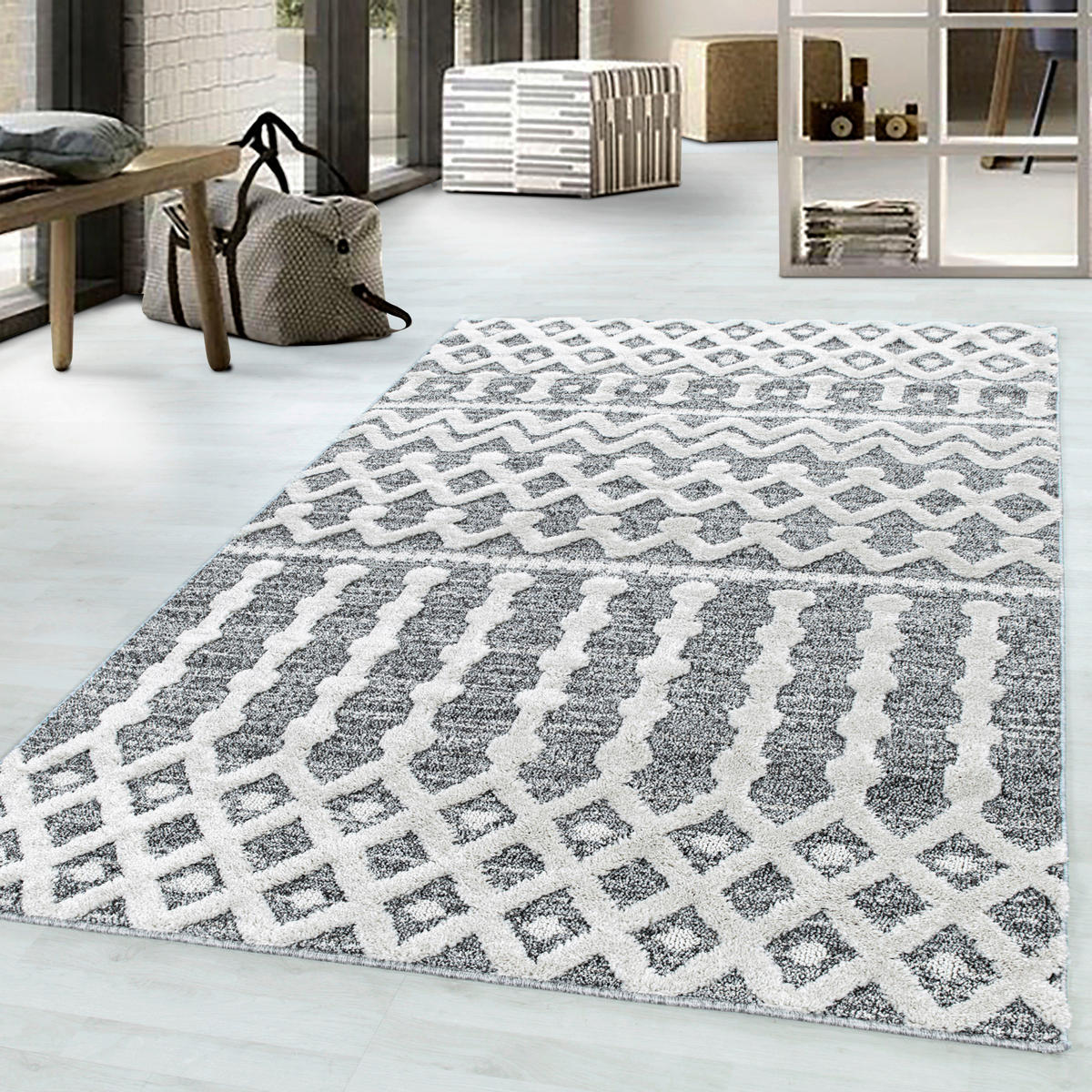 TKANI TEPIH 280/370 cm   siva  Pisa 4710 grau  - siva, Konvencionalno, tekstil (280/370cm)