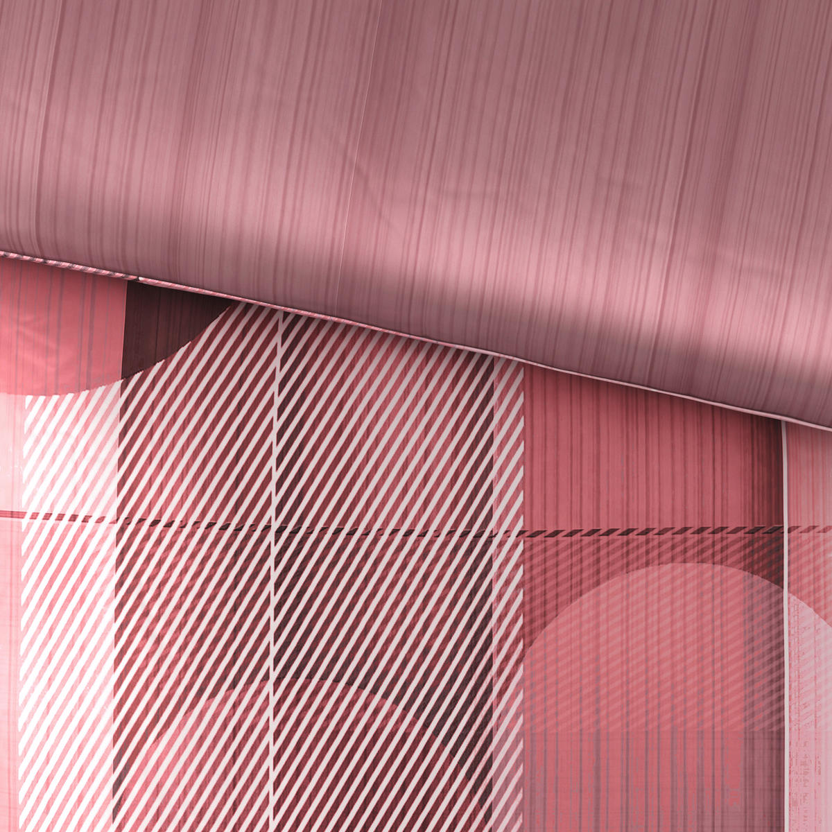WENDEBETTWÄSCHE Satin 135/200 cm  - Mauve, Design, Textil (135/200cm) - Esposa