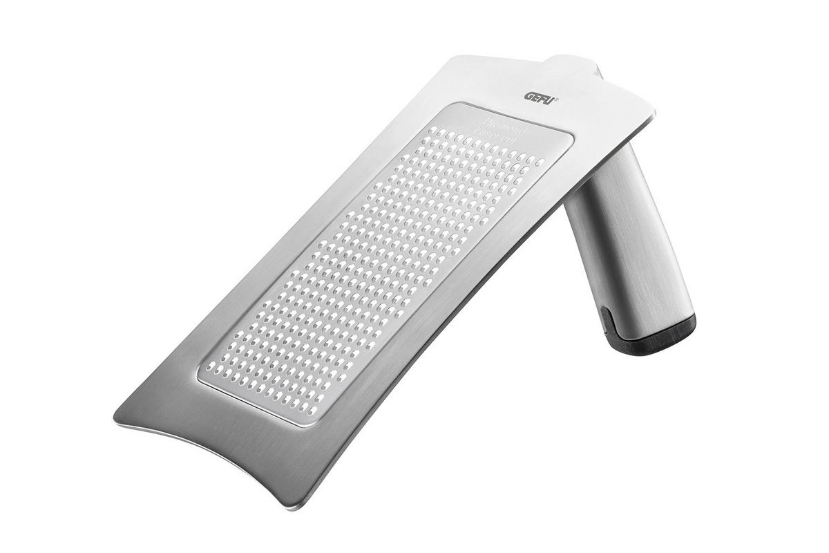 REIBE - Edelstahlfarben/Schwarz, Basics, Kunststoff/Metall (14,7/8,2/8,5cm) - Gefu