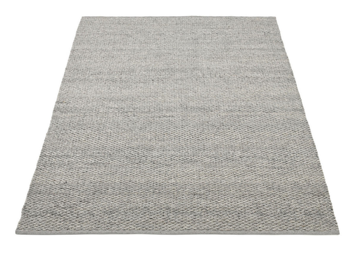 HANDWEBTEPPICH 240/340 cm Grau  - Grau, Basics, Textil (240/340cm) - Linea Natura