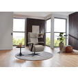 RELAXSESSEL in Textil Beige  - Beige/Schwarz, Design, Textil/Metall (68/117/85cm) - Cantus