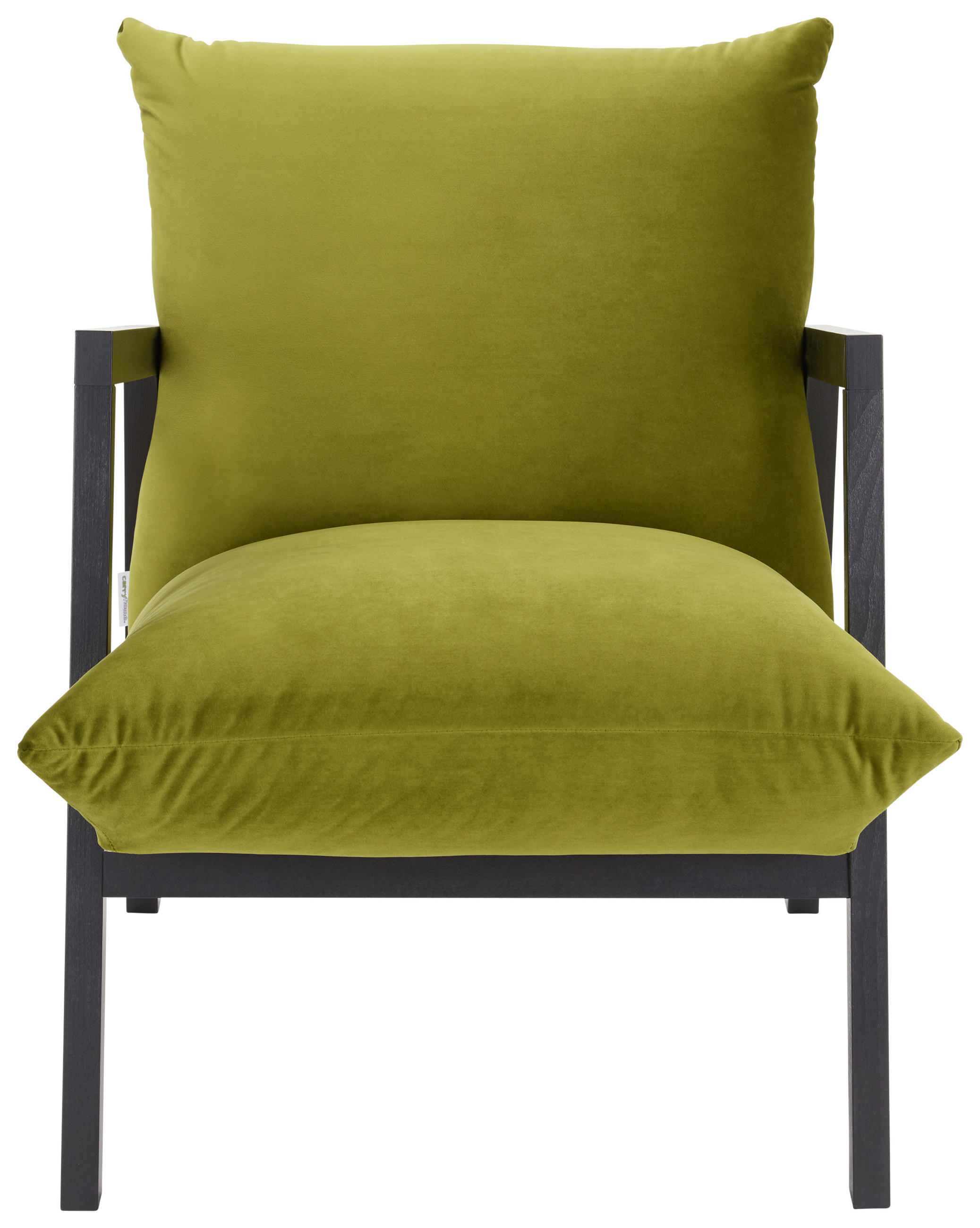 KŘESLO, textil, zelená - zelená/barvy wenge, Design, dřevo/textil (63/76/80cm) - Carryhome