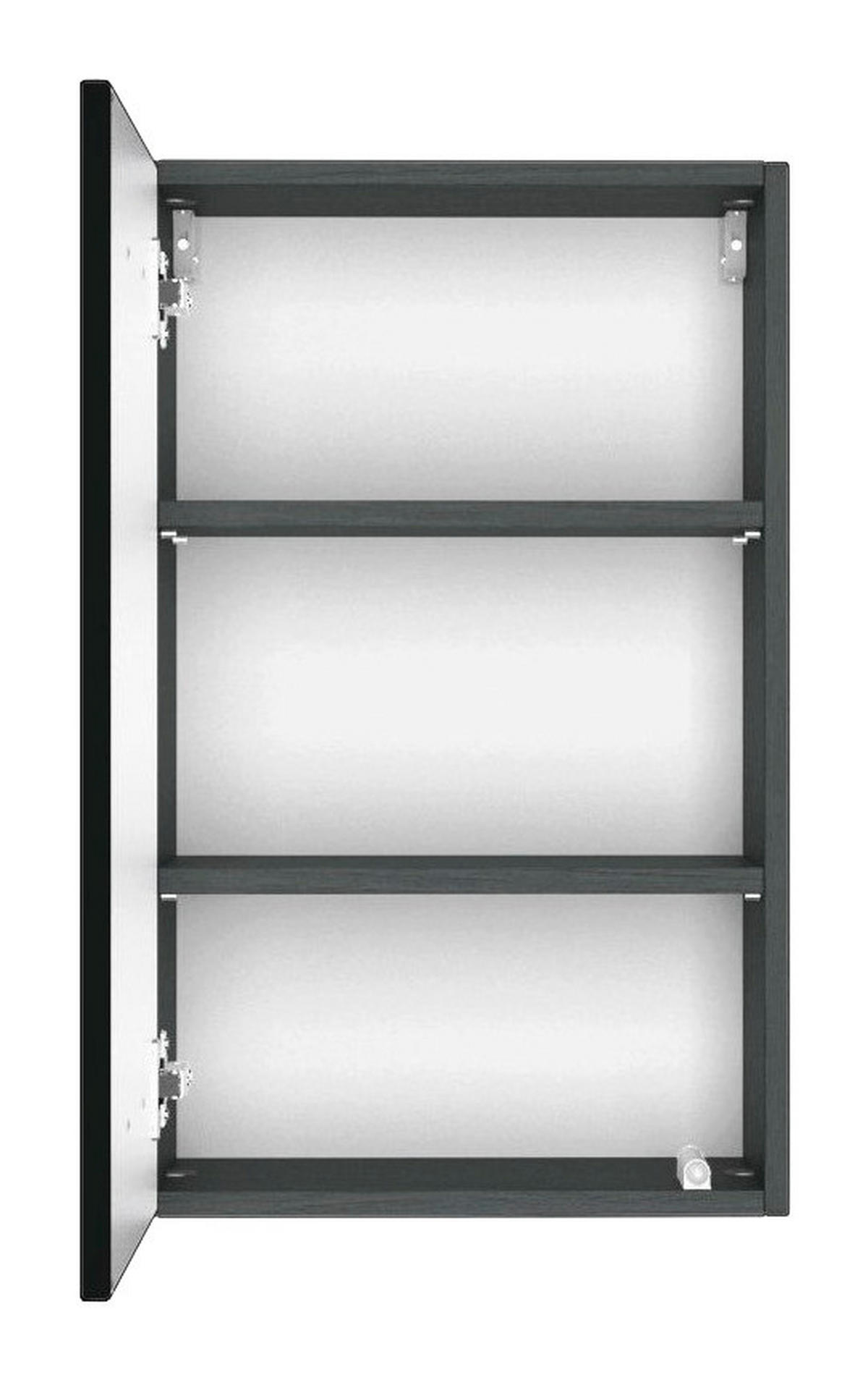 HÄNGESCHRANK 40/64/20 cm  - Graphitfarben/Grau, KONVENTIONELL, Holzwerkstoff (40/64/20cm) - Held