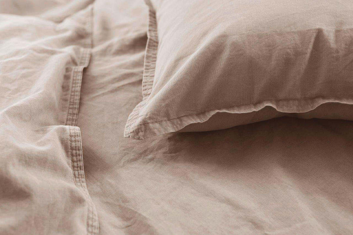 BETTWÄSCHE Renforcé 155/220 cm  - Beige, Basics, Textil (155/220cm)