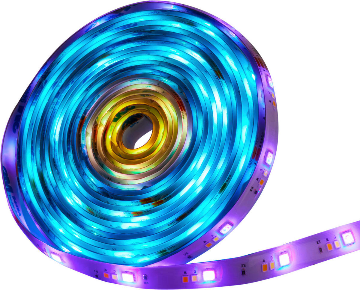 LED SZALAG 500 cm  - fehér, Basics, műanyag (500cm)