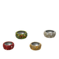 VÄRMELJUSHÅLLARE  - multicolor, Basics, metall (5.5/5.5cm)