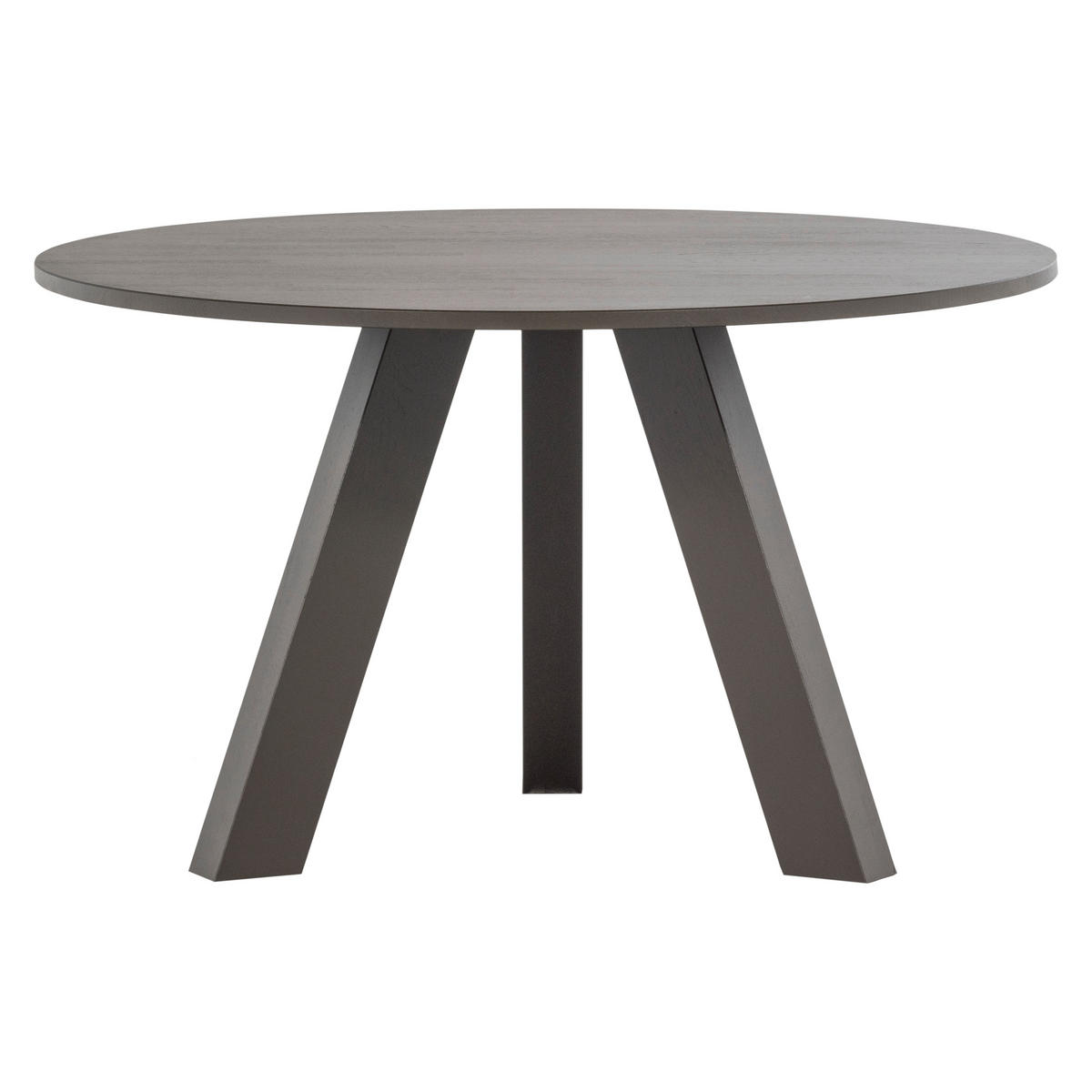 ESSTISCH 129/129/75 cm Echtholz  Holz rund Braun  - Braun, MODERN, Holz (129/129/75cm) - Livetastic