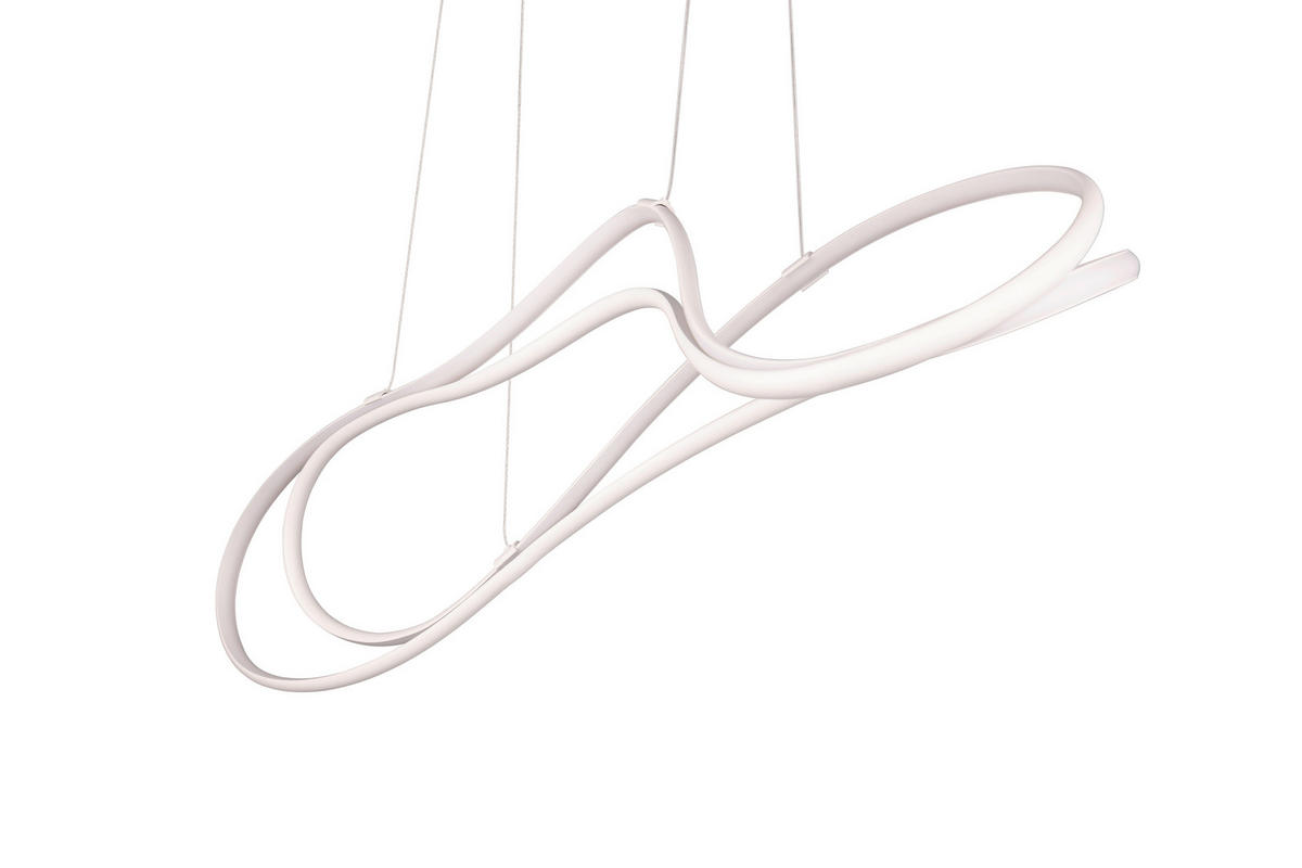 LED-PENDELLEUCHTE 113/24/150 cm    - Weiss, Design, Metall (113/24/150cm) - Trio Leuchten