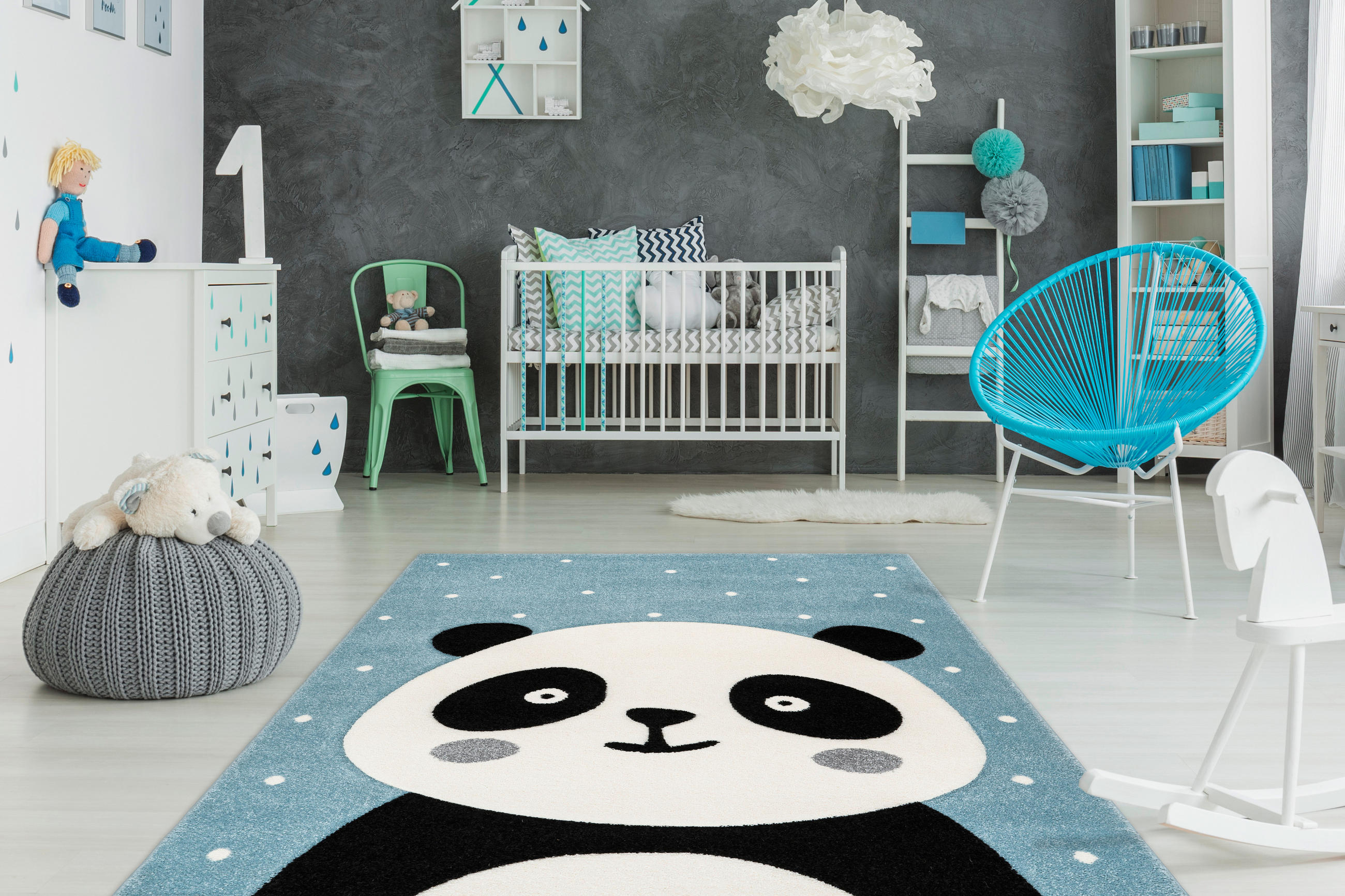 DĚTSKÝ KOBEREC, 120/170 cm, modrá - modrá, Trend, textil/plast (120/170cm)